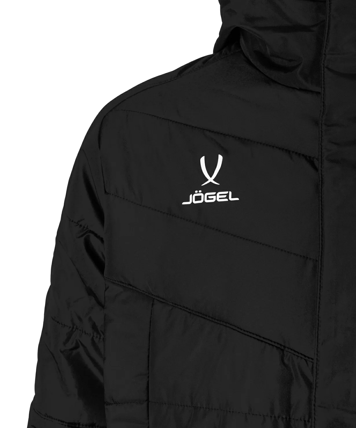 Реальное фото Куртка утепленная CAMP Padded Jacket, черный Jögel от магазина СпортЕВ