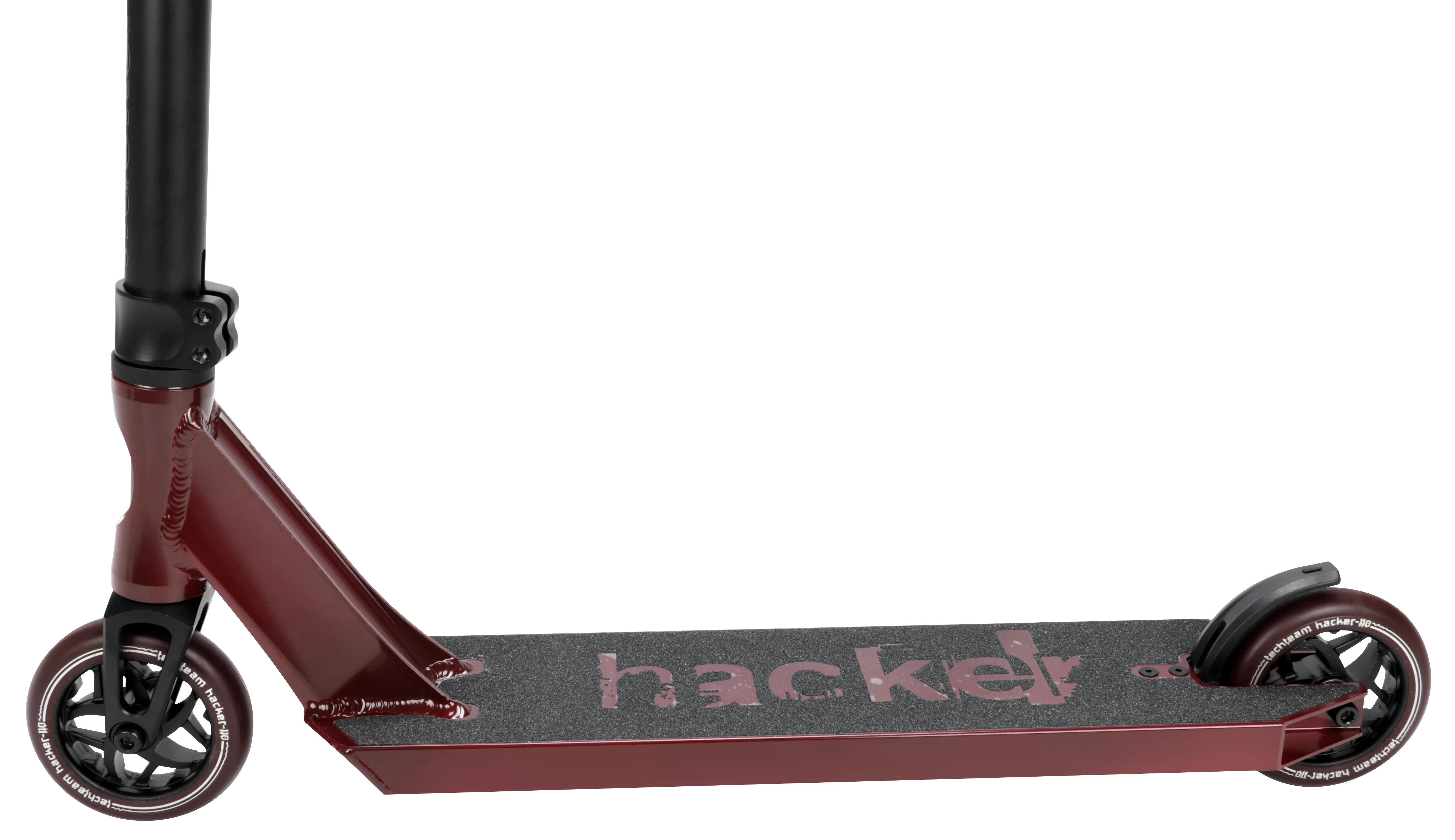 Реальное фото Самокат TechTeam Hacker (2021) трюковой black от магазина СпортЕВ
