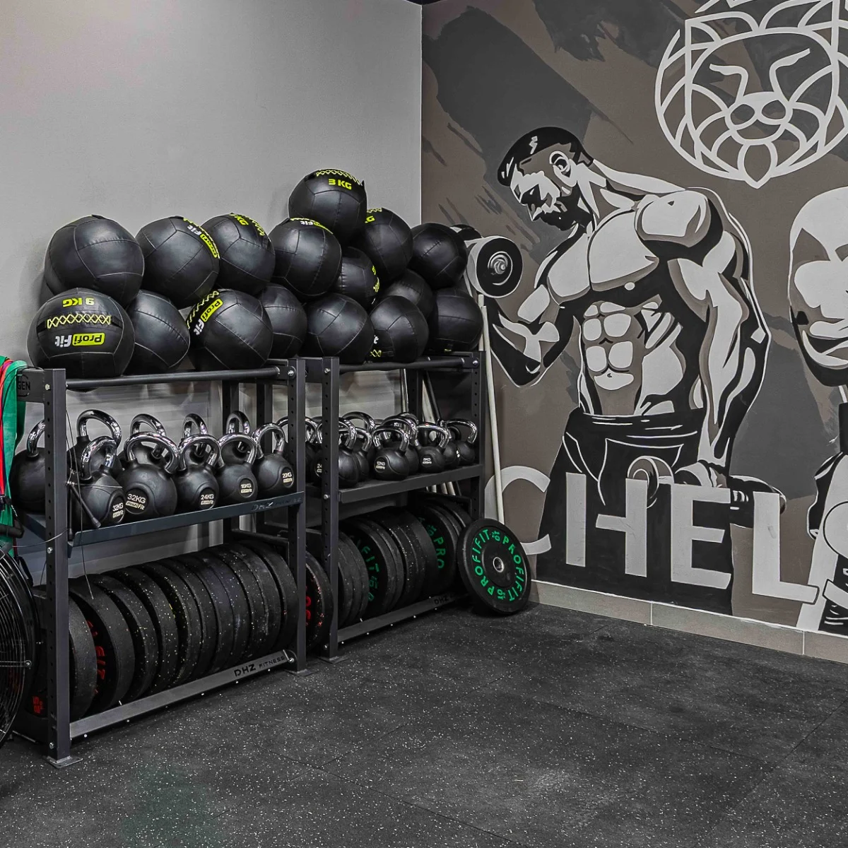 Реальное фото Медицинбол набивной (Wallball) PROFI-FIT 4 кг от магазина Спортев