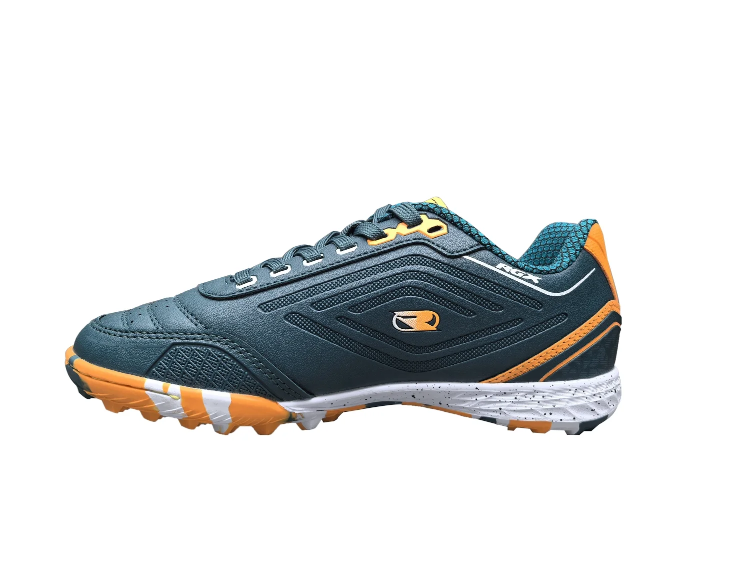 Реальное фото Бутсы SB-M-062 TF синий/оранжевый от магазина Спортев