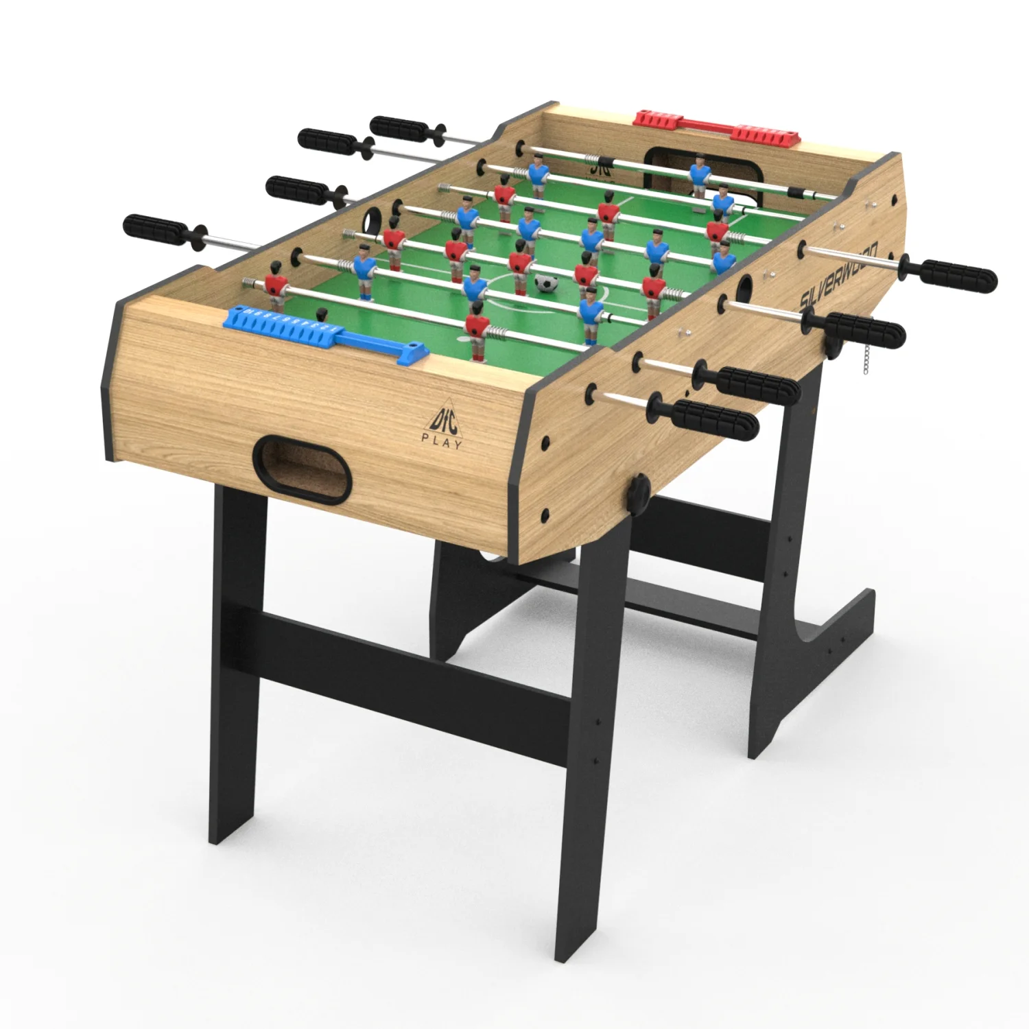Реальное фото Игровой стол - футбол DFC SILVERWOOD SB-ST-07 от магазина Спортев