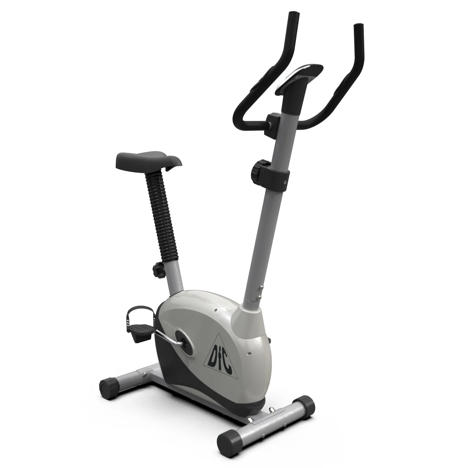 Реальное фото Велотренажер DFC B3.2 (черный/серебристый) от магазина Спортев