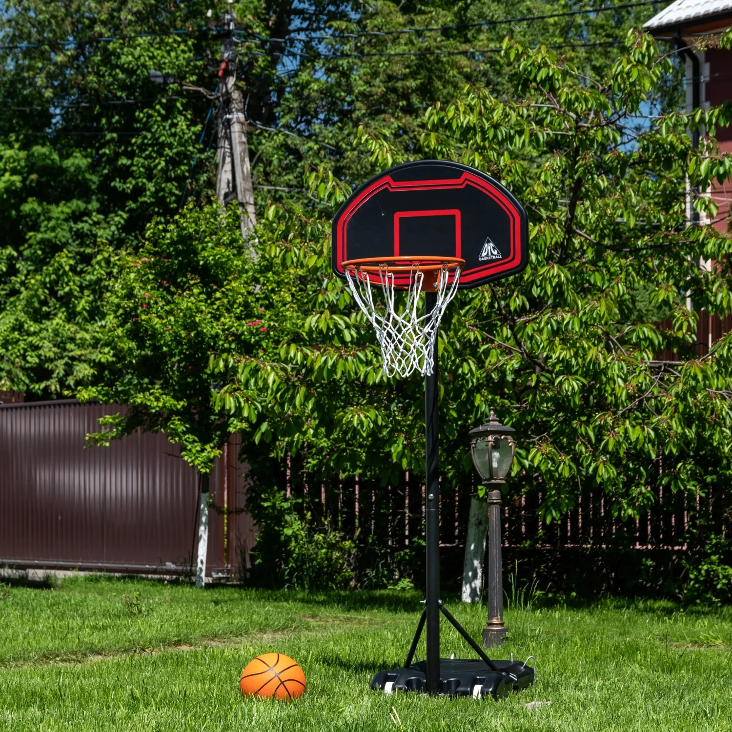 Реальное фото Мобильная баскетбольная стойка DFC KIDSC от магазина Спортев