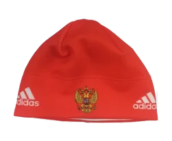 Шапка гоночная с лого Adidas красный
