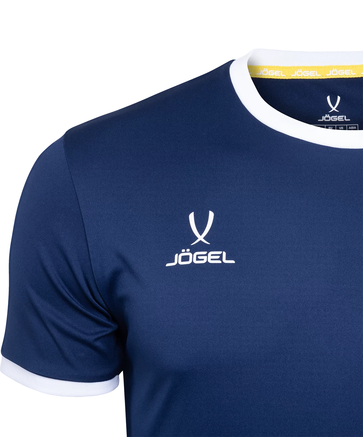 Реальное фото Футболка футбольная CAMP Origin, темно-синий/белый Jögel от магазина Спортев