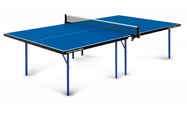 Реальное фото Теннисный стол Start Line Sunny Light Outdoor blue 6015 от магазина СпортЕВ