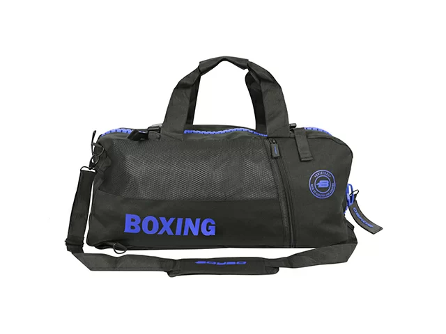 Реальное фото Сумка-рюкзак трансформер BoyBo BOXING 53х25х25 см черный BS-005 от магазина СпортЕВ
