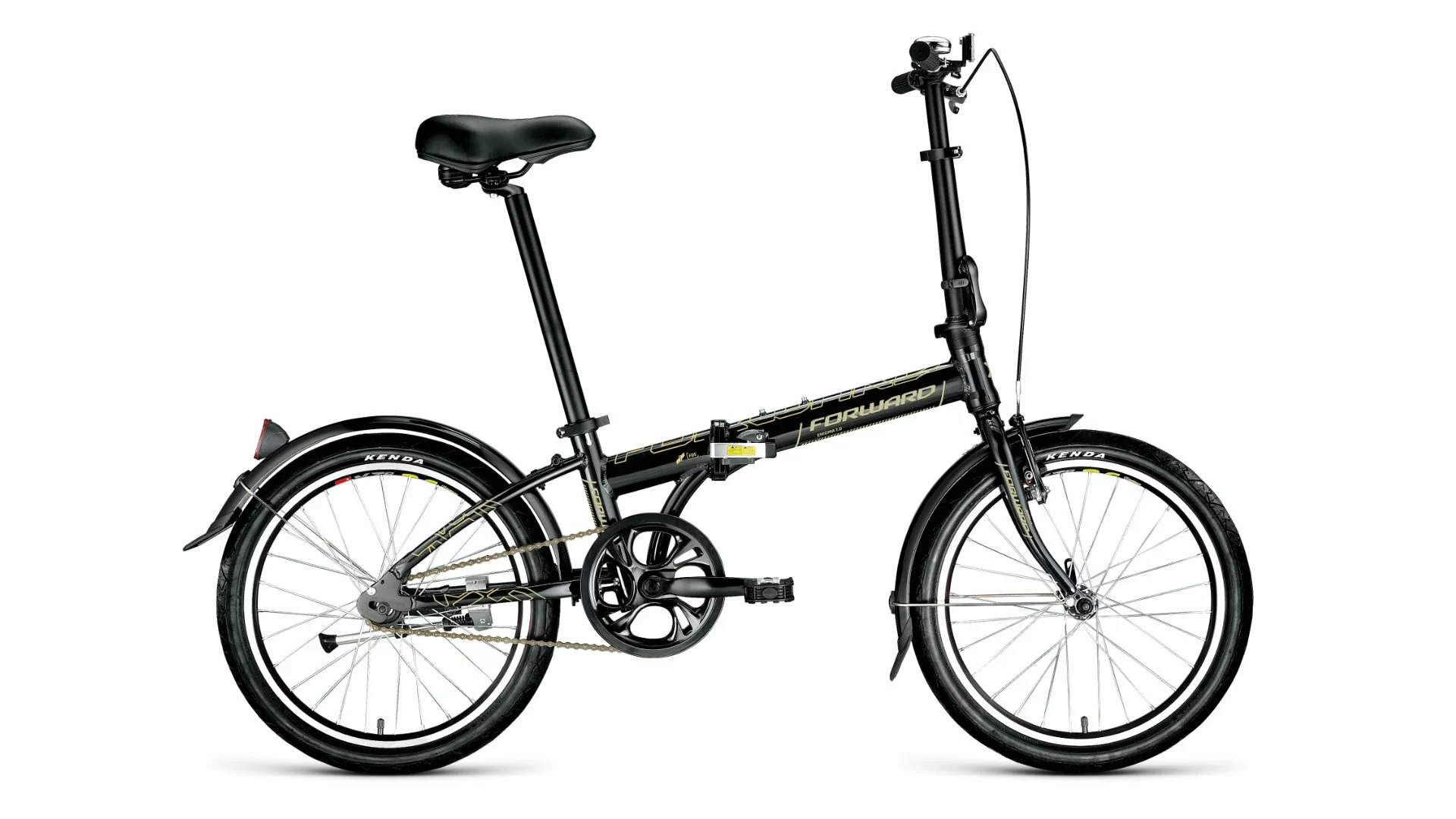 Реальное фото Велосипед Forward Enigma 20 1.0 (2020) черный/бежевый RBKW0Y601002 от магазина СпортЕВ