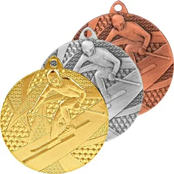 Комплект медалей MMC 8150 (G/S/B) лыжный спорт (D-50мм, s-2,5мм)