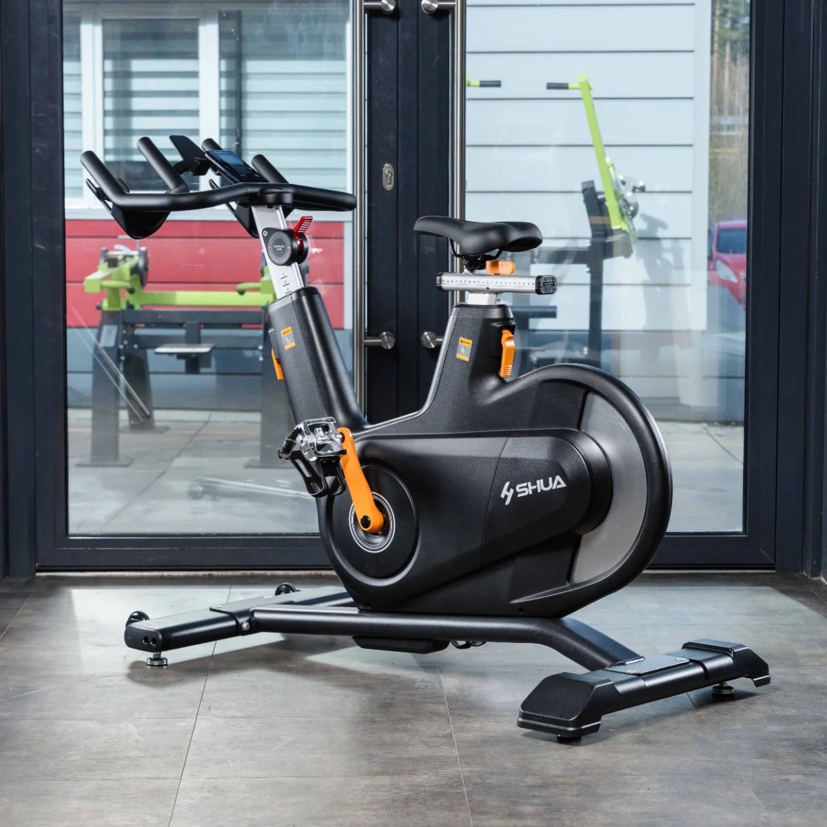Реальное фото Сайкл-тренажер SHUA SH-B8900 РАСПРОДАЖА от магазина Спортев