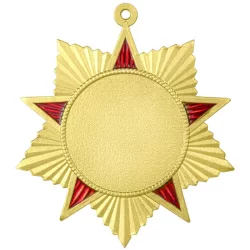 Медаль MZP 551-50/GM (48х48мм, D-25мм, s-2мм)