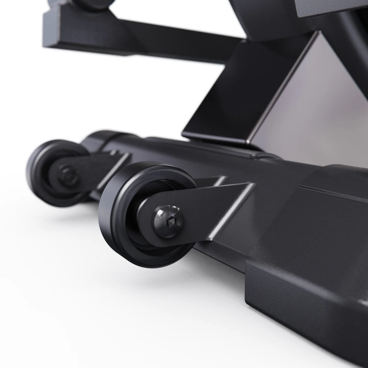 Реальное фото Эллиптический тренажер DFC E97602 магн.эл.привод от магазина Спортев