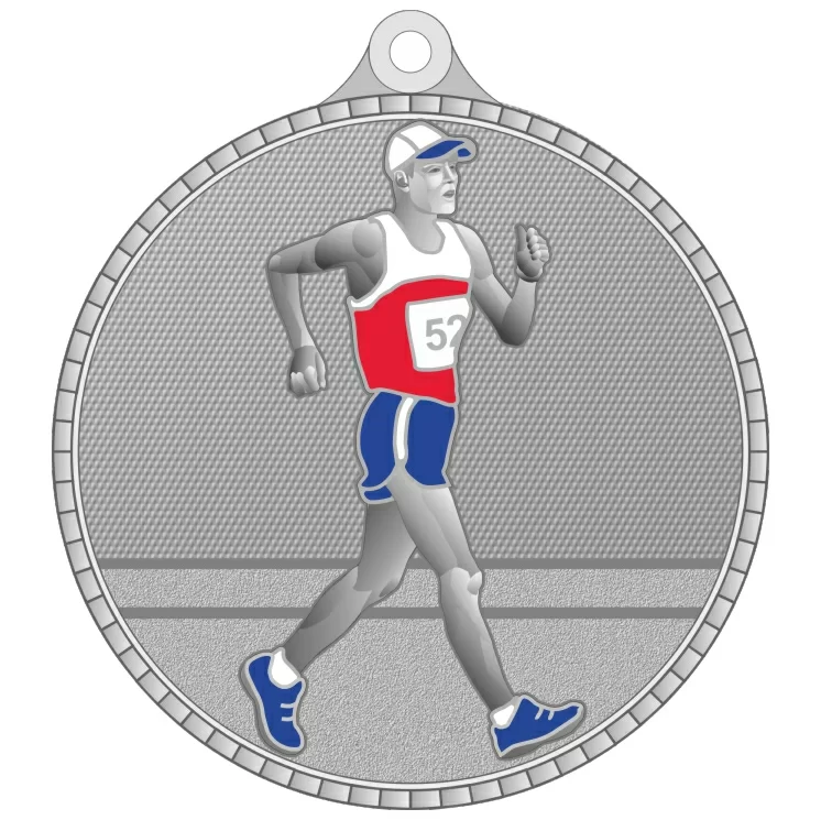 Реальное фото Медаль MZP 618-55/S спортивная ходьба (D-55мм, s-2 мм) от магазина СпортЕВ