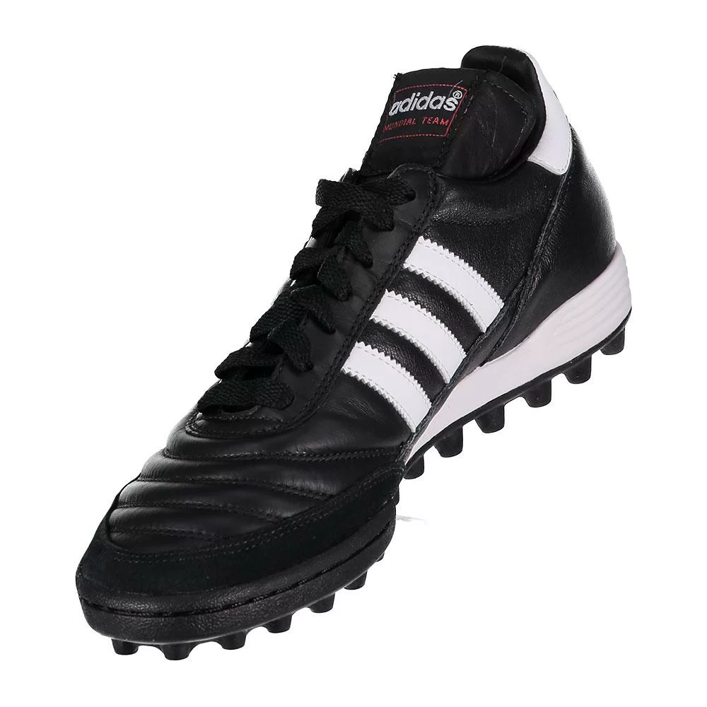 Реальное фото Бутсы Adidas Copa Mundial turf черный/белый 106673/015110 от магазина Спортев