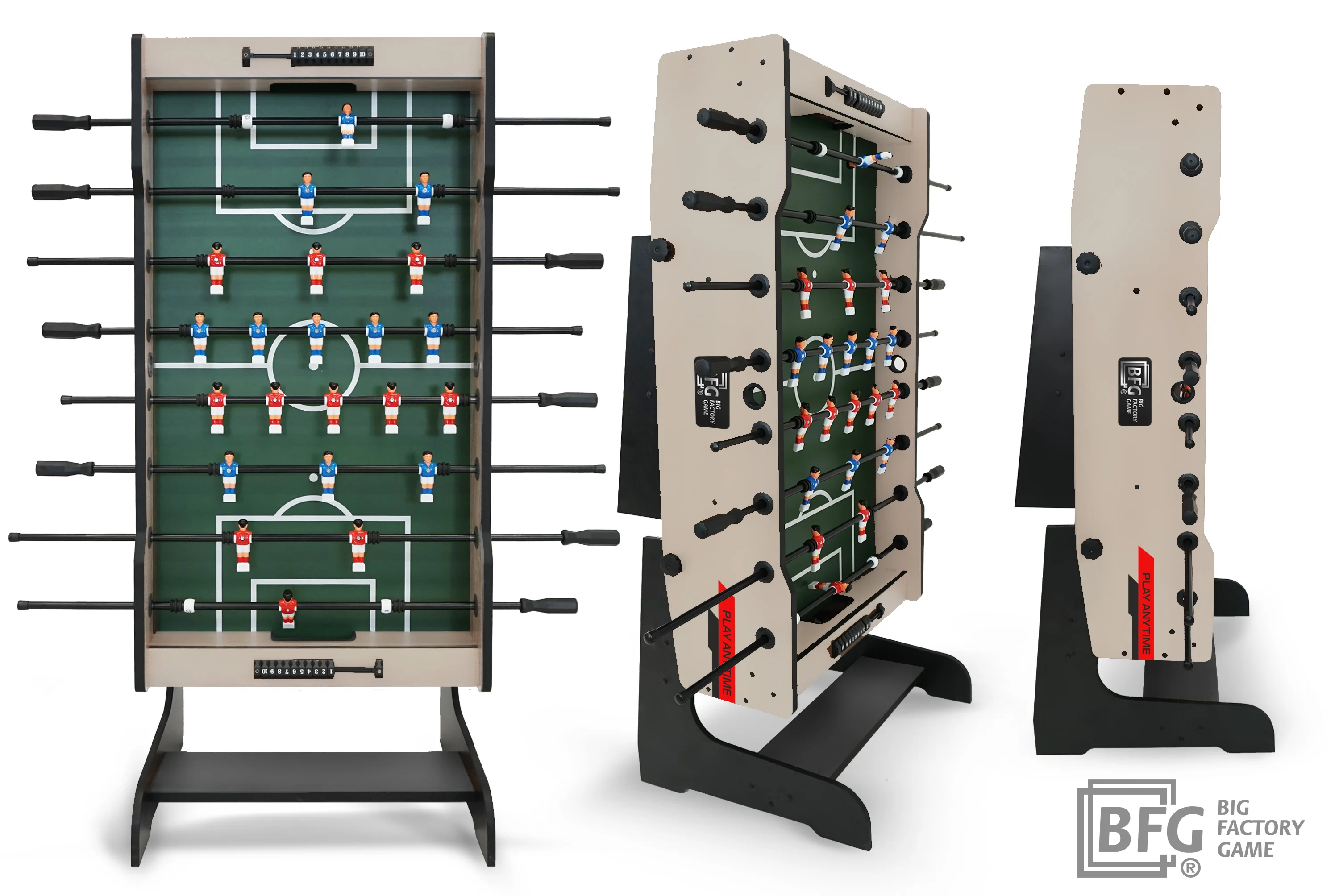 Реальное фото Настольный футбол / Кикер BFG Compact 55 (Сохо-дарк) от магазина Спортев