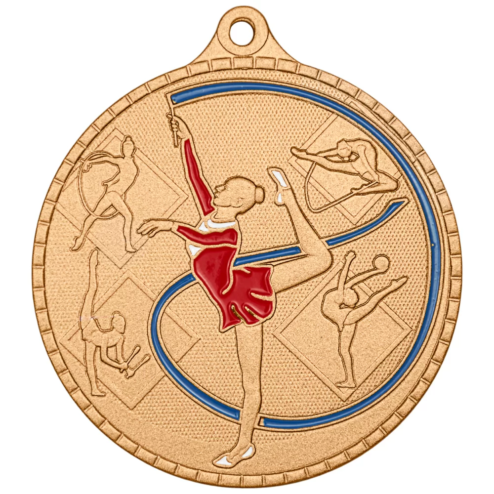 Реальное фото Медаль MZP 640-55/ВМ художественная гимнастика (D-55мм, s-2 мм) от магазина Спортев