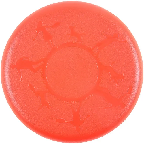 Реальное фото Летающая тарелка - фрисби Fortius ТЭП оранжевый H231201-23OG-T от магазина Спортев