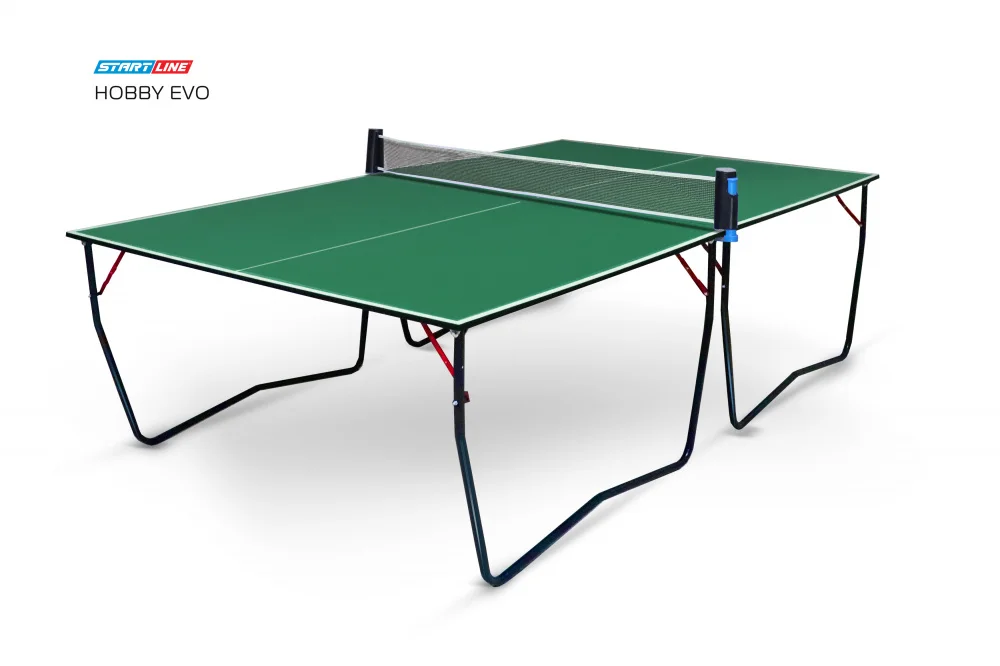 Стол теннисный Hobby EVO Зелёный Реальное фото Стол теннисный Hobby EVO Зелёный от магазина Спортев