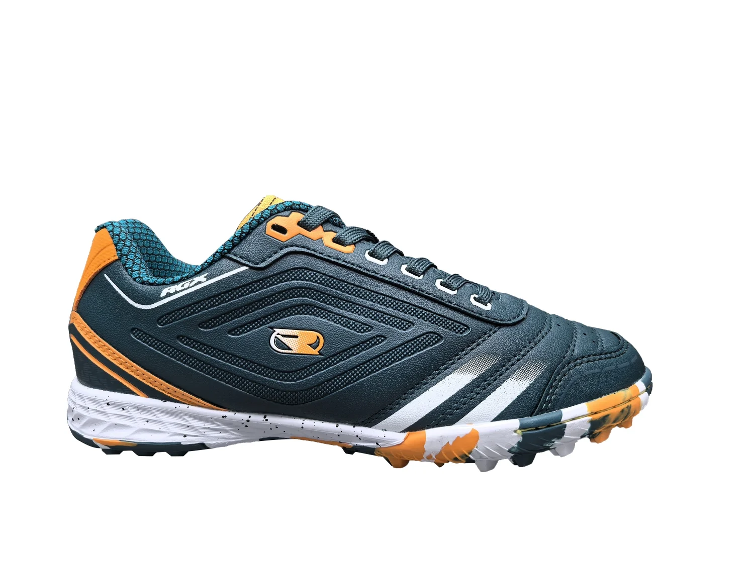 Реальное фото Бутсы SB-M-062 TF синий/оранжевый от магазина Спортев