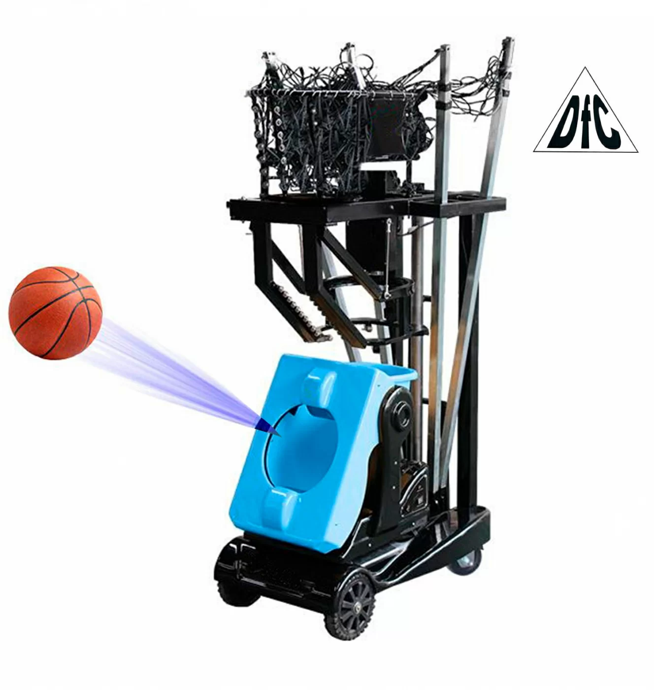 Реальное фото Робот баскетбольный для подачи мячей DFC RB200 от магазина СпортЕВ