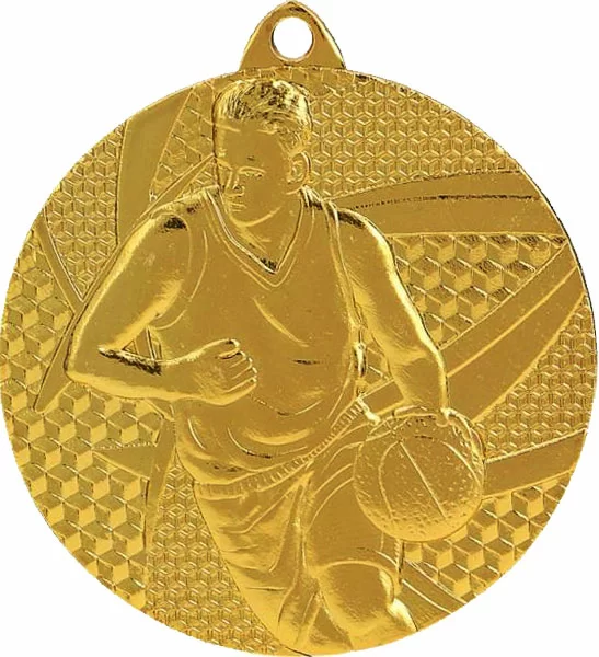 Реальное фото Медаль MMC 6850/GM баскетбол (D-50мм, s-2мм) от магазина СпортЕВ