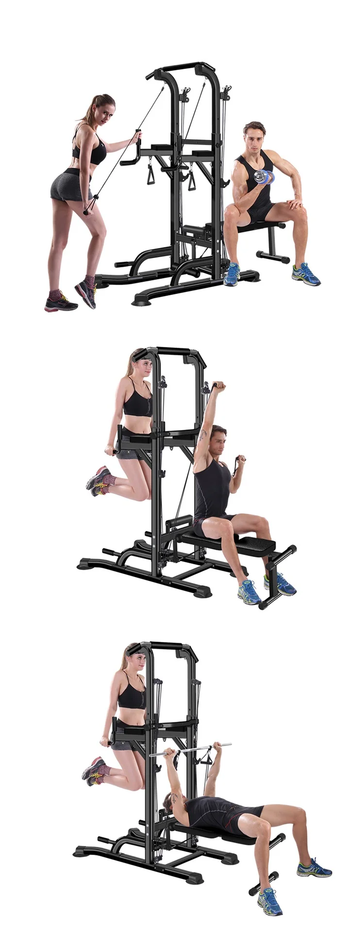 Реальное фото Многофункциональный тренажер VictoryFit VF-T66 от магазина Спортев