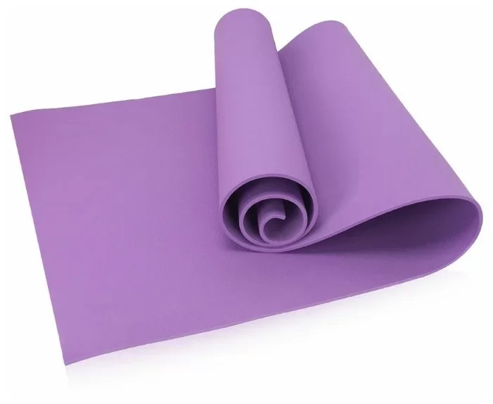 Реальное фото Коврик для йоги 173х61х1,0 см B32218 фиолетовый от магазина СпортЕВ