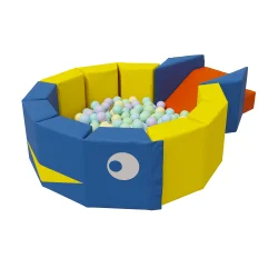 Сухой бассейн Romana «Кит» (стандартный), 300 шариков (Zefir mix) ДМФ-МК-16.18.00 (стандартный)