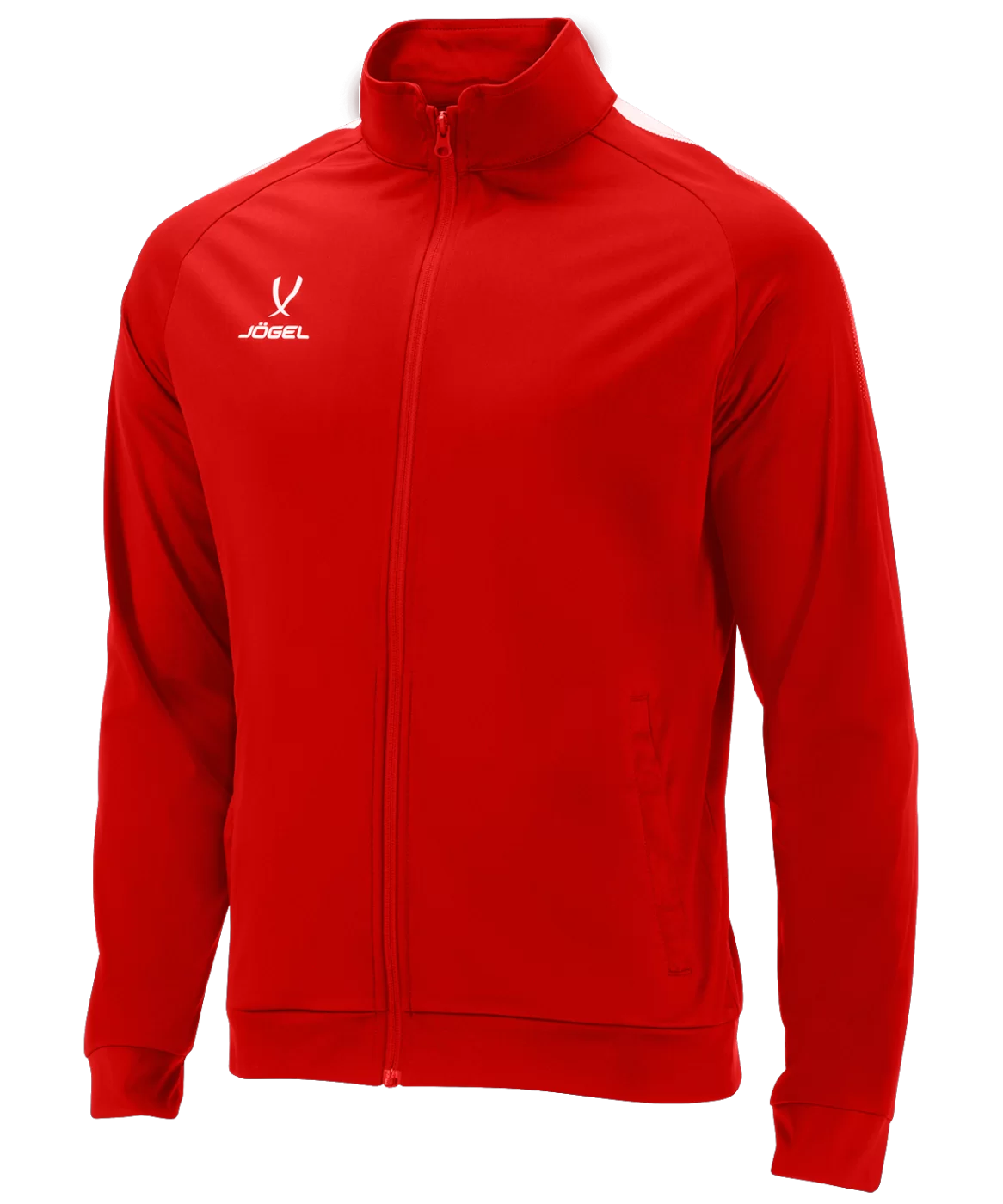 Реальное фото Олимпийка CAMP Training Jacket FZ, красный Jögel от магазина СпортЕВ