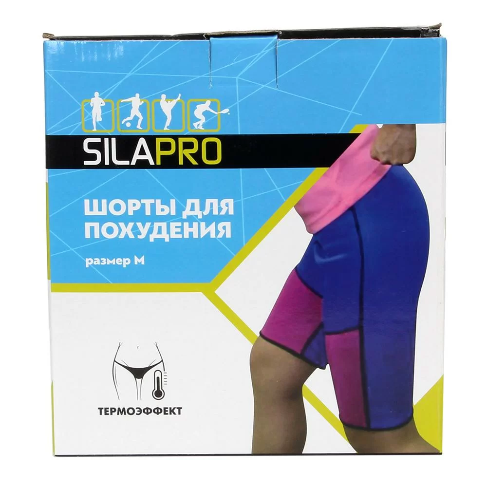Реальное фото Шорты для похудения Silapro неопрен/полиэстер 196-004 от магазина СпортЕВ