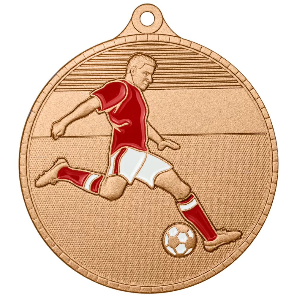 Реальное фото Медаль MZP 600-55/В футбол (D-55мм, s-2 мм) от магазина Спортев