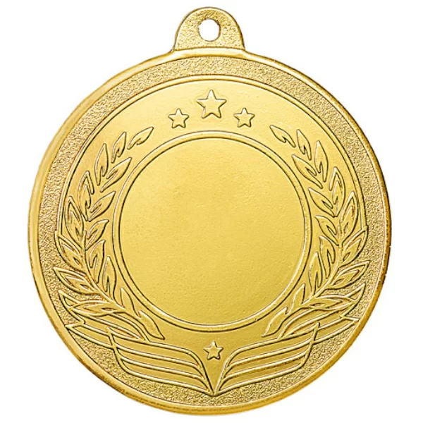 Реальное фото Медаль MZ 111-50/G (D-50мм, D-25мм, s-1,5мм) от магазина Спортев