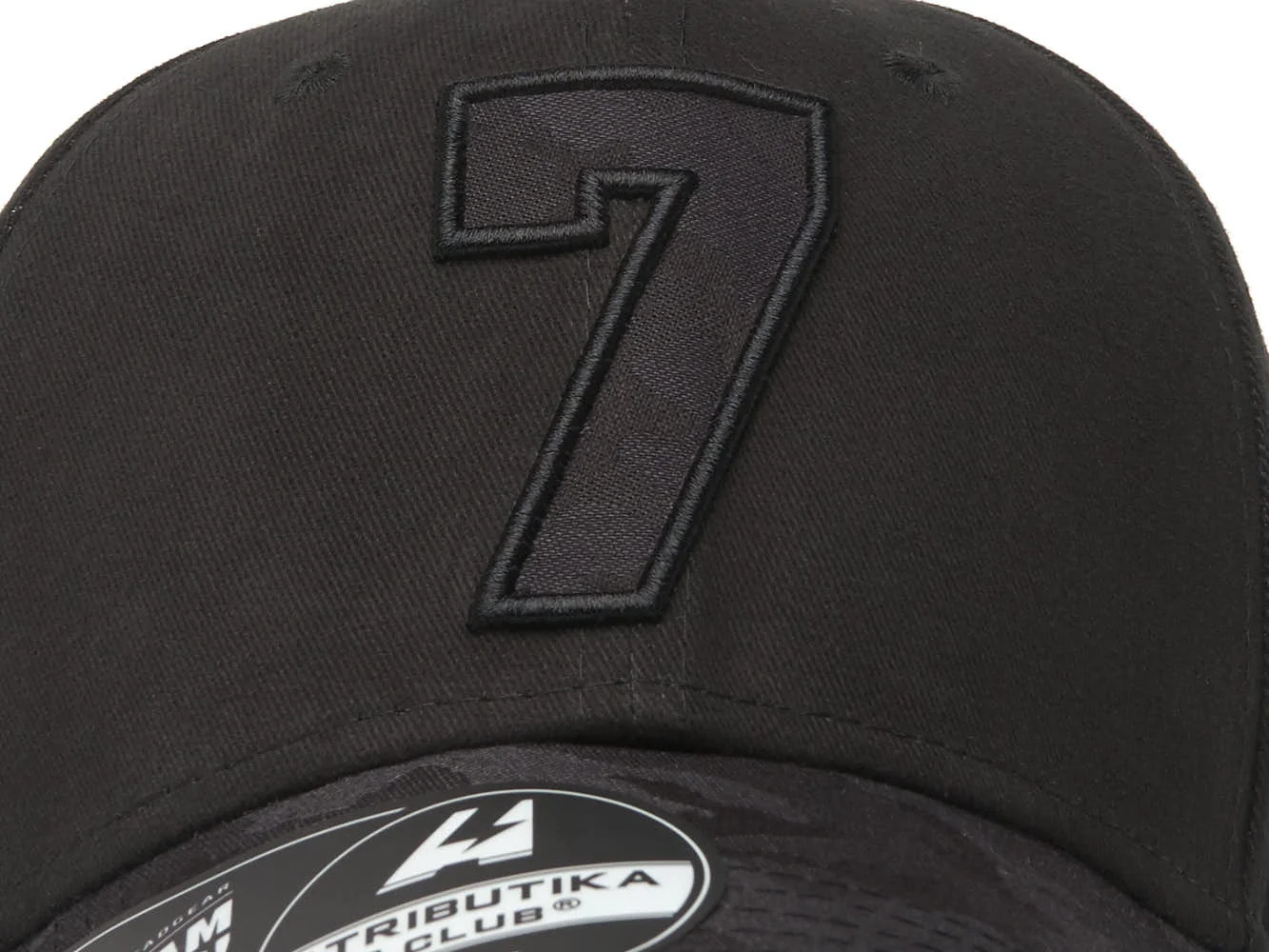 Реальное фото Бейсболка №7 черная р.55-58 20689 от магазина Спортев