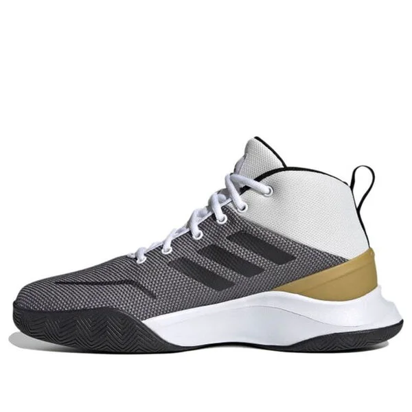 Кроссовки баскетбольные Adidas Ownthegame серый/белый FY6010 Реальное фото Кроссовки баскетбольные Adidas Ownthegame серый/белый FY6010 от магазина Спортев