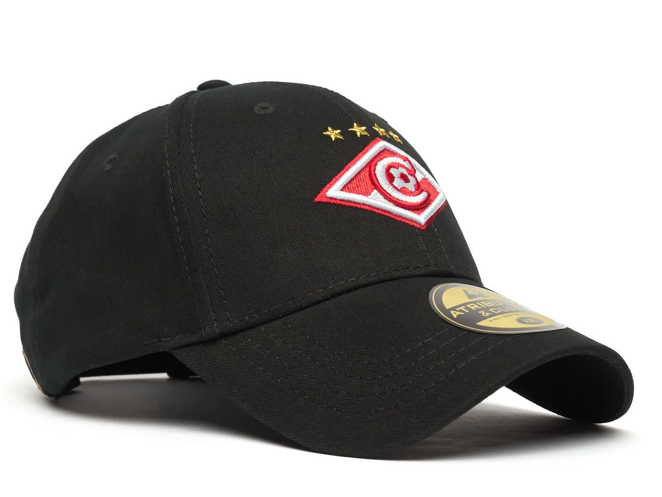 Реальное фото Бейсболка ФК Спартак черная р.59-62 120362 от магазина Спортев