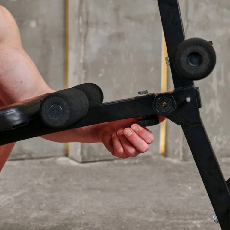 Реальное фото Скамья для пресса DFC FH10015 от магазина Спортев