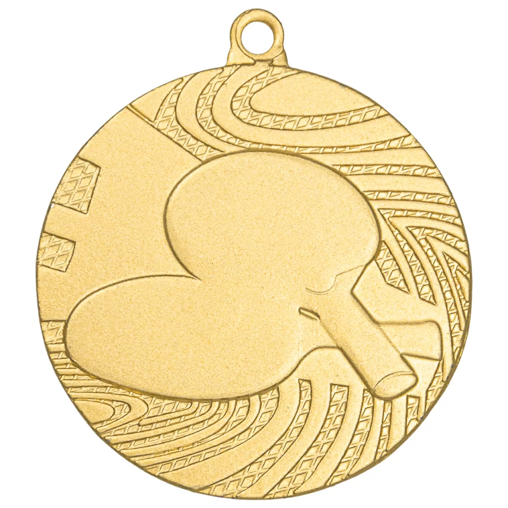 Реальное фото Медаль MMC 1840/GM теннис настольный (D-40мм, s-2мм) от магазина СпортЕВ