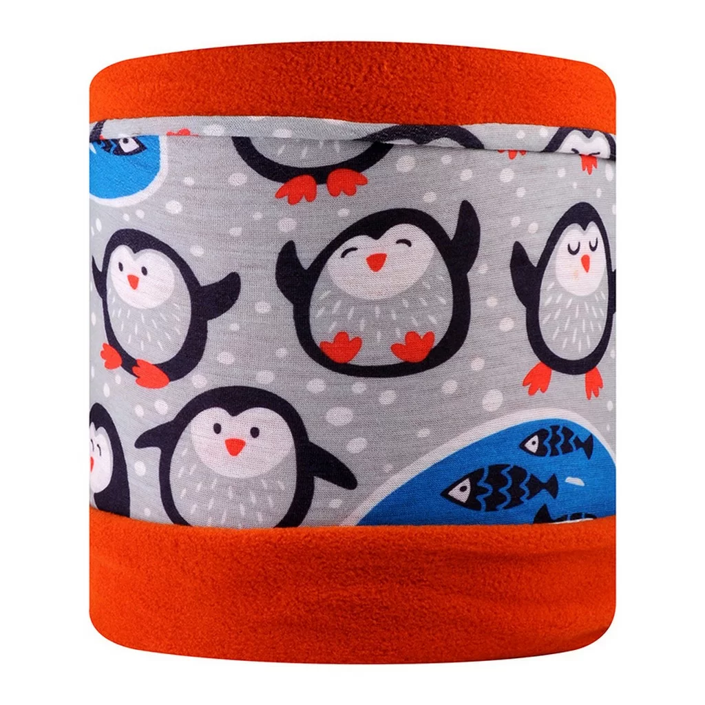 Реальное фото Шарф 4Fun 8в1 Reversible Winter Penguin от магазина СпортЕВ