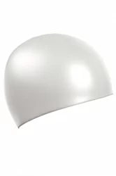 Шапочка для плавания Mad Wave Standard Silicone Cap белый 9973 0 02