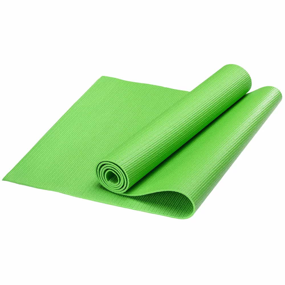 Реальное фото Коврик для йоги 173х61х0,3 см HKEM112-03-GREEN PVC зеленый от магазина СпортЕВ