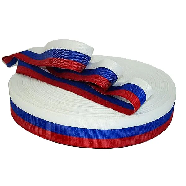 Реальное фото Лента для медали Россия (35 мм, метр) от магазина Спортев