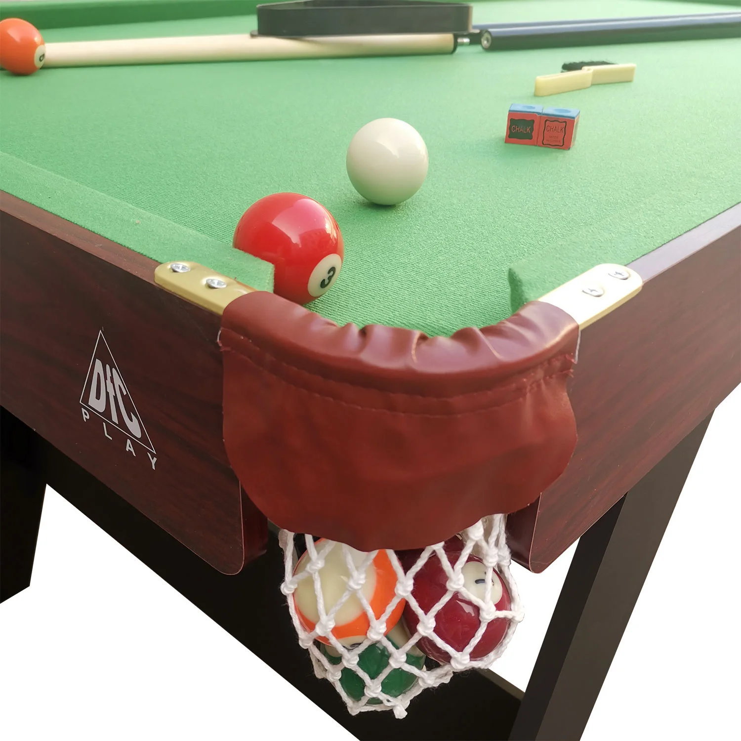 Реальное фото Игровой стол - бильярд DFC ACTION SB-BT-02 от магазина Спортев