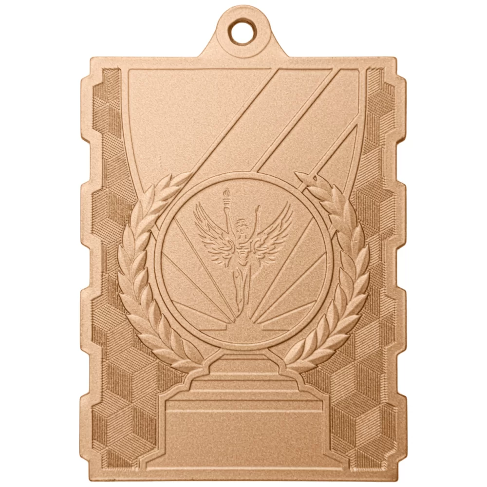 Реальное фото Медаль MZP 514-75/ВM (50х73мм, s-3 мм) от магазина СпортЕВ