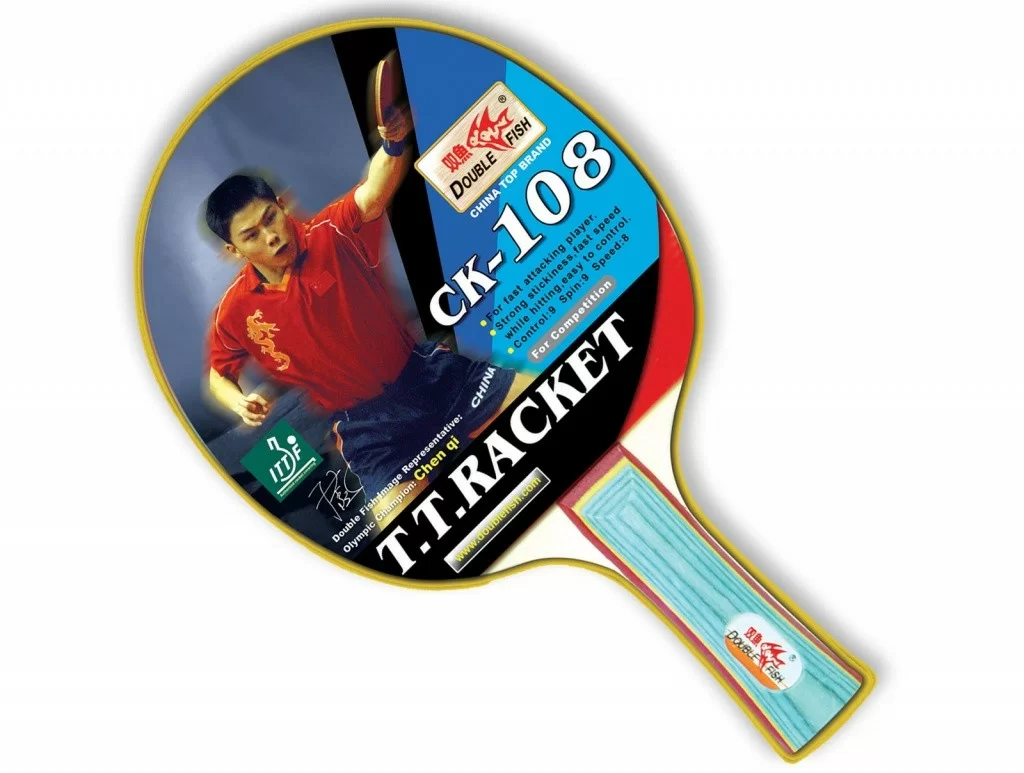 Реальное фото Ракетка для настольного тенниса Double Fish CK-108 от магазина СпортЕВ