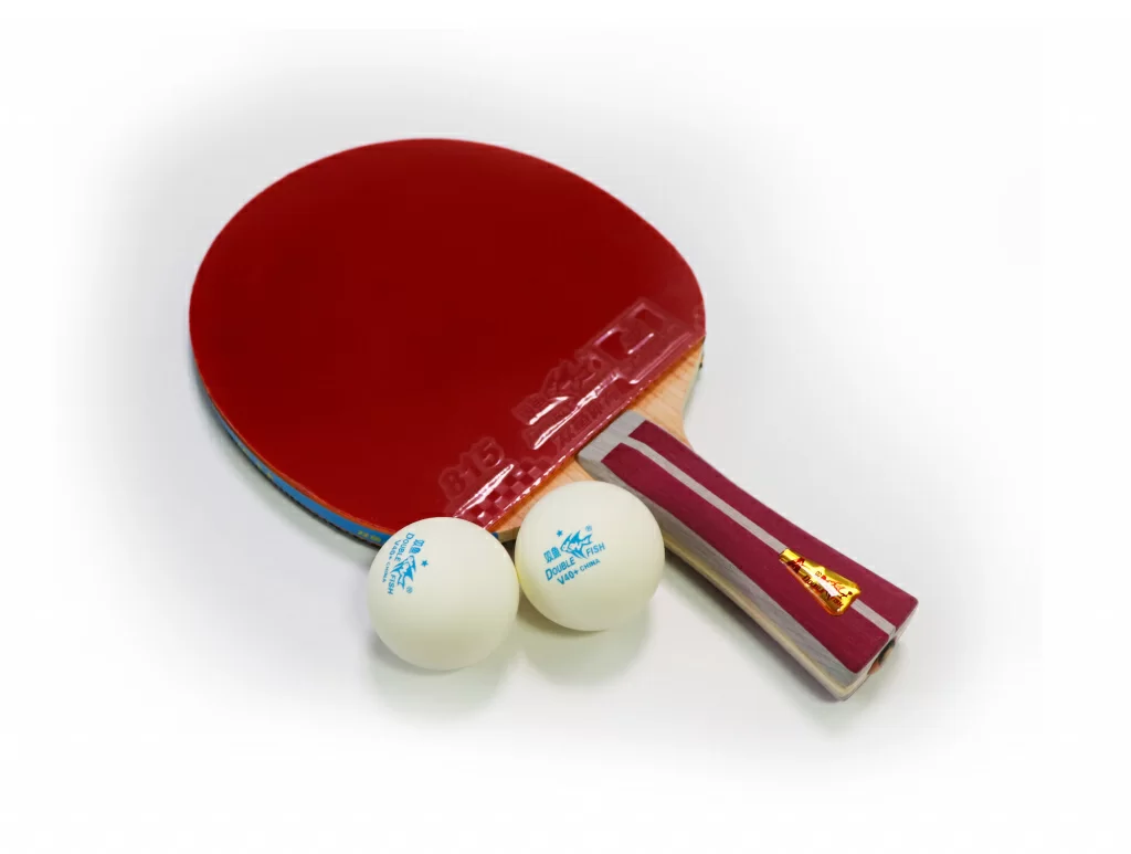 Реальное фото Ракетка для настольного тенниса Double Fish серия 2А+С +2 мяча 1* от магазина СпортЕВ