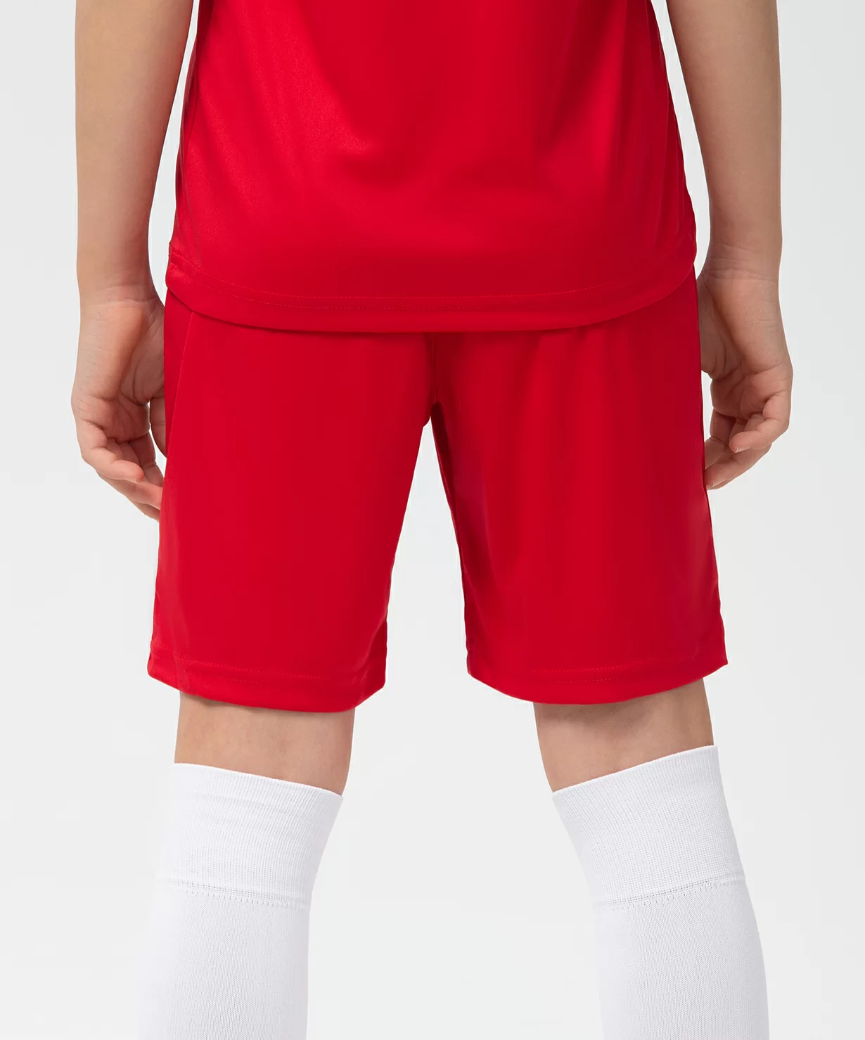 Реальное фото Шорты игровые CAMP Classic Shorts, красный/белый, детский Jögel от магазина Спортев