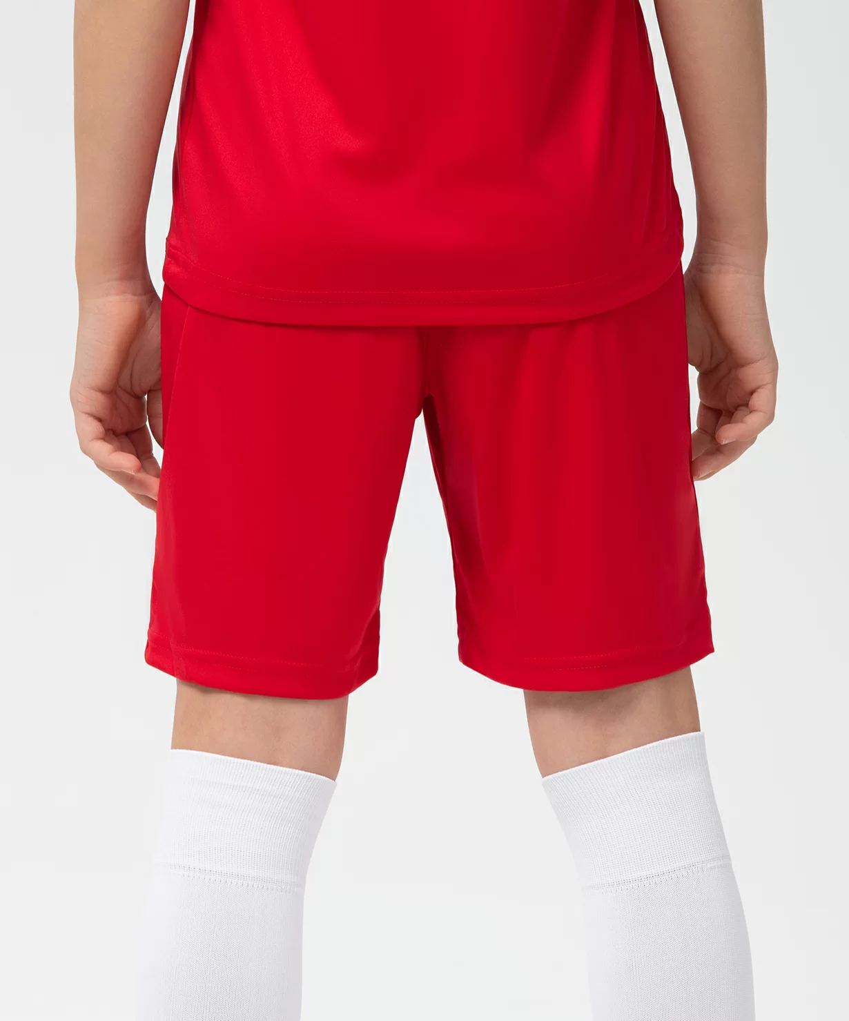 Реальное фото Шорты игровые JÖGEL CAMP Classic Shorts, красный/белый, детский от магазина Спортев