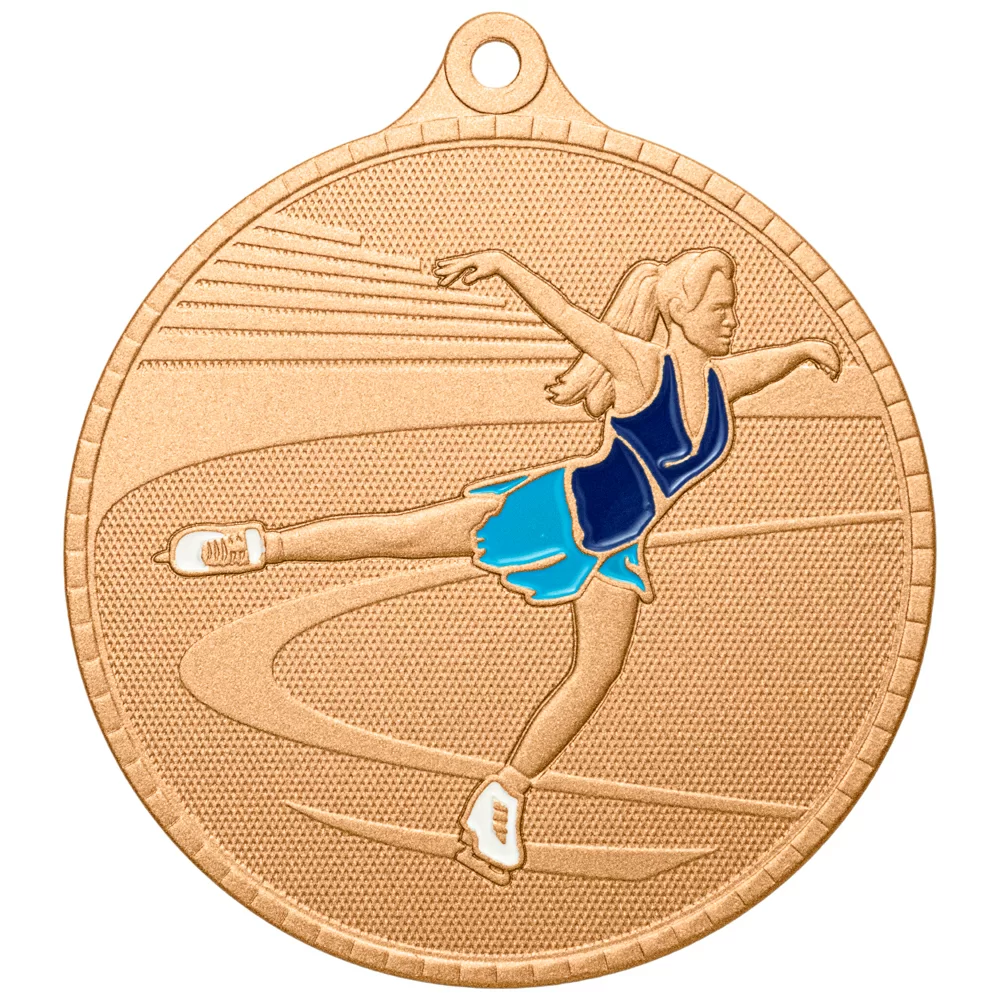 Реальное фото Медаль MZP 578-55/В женское фигурное катание (D-55мм, s-2 мм) от магазина Спортев