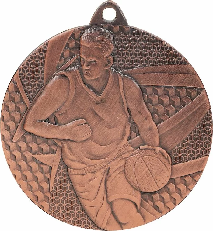 Реальное фото Медаль MMC 6850/В баскетбол (D-50 мм, s-2 мм) от магазина СпортЕВ