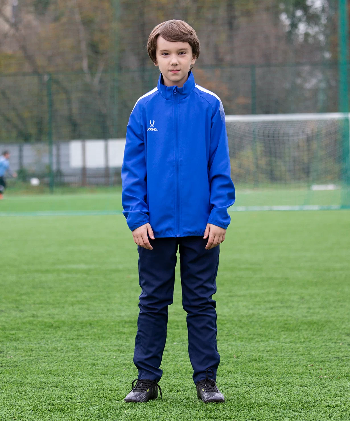 Реальное фото Костюм спортивный CAMP Lined Suit, синий/темно-синий, детский Jögel от магазина СпортЕВ